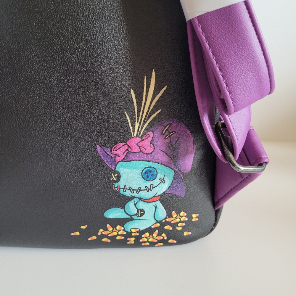 Adorable Loungefly Disney Halloween Lilo and Stitch Backpack and Wallet Set NWT - Picture 4 of 7